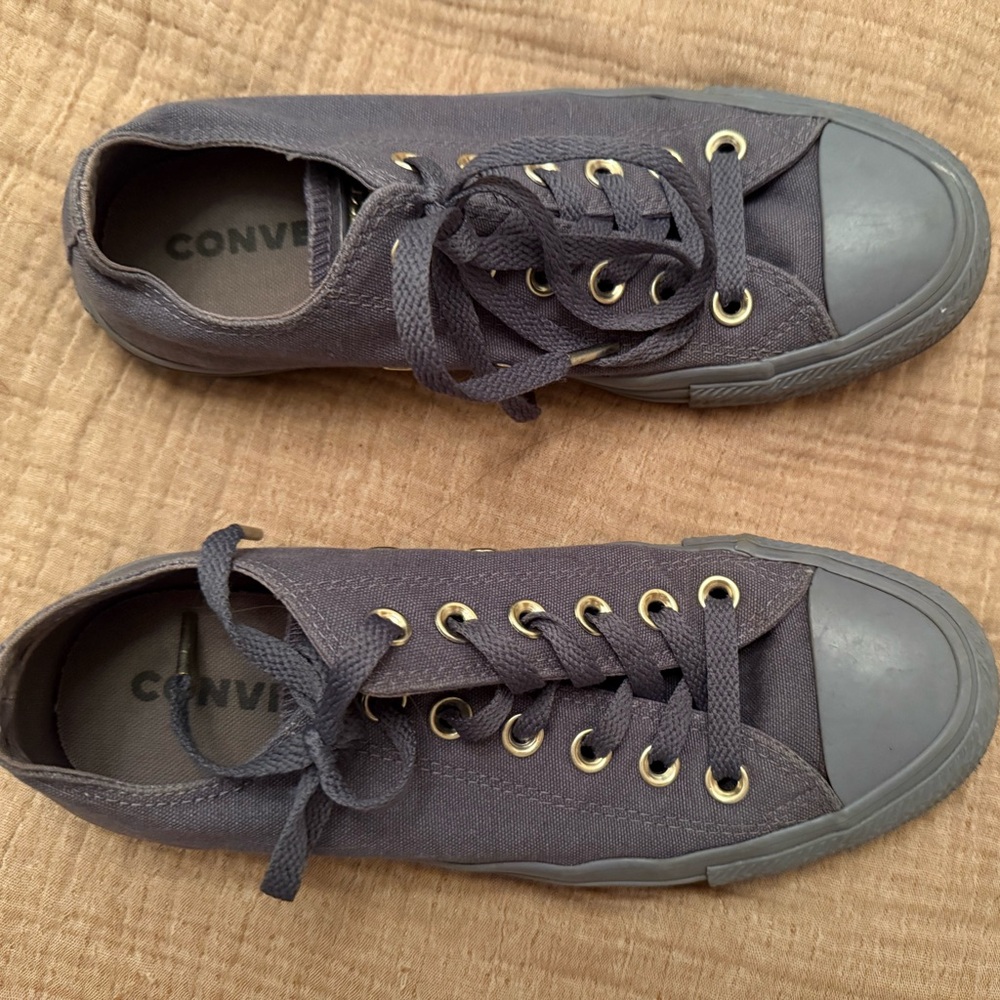Converse Charcoal Canvas Sneakers